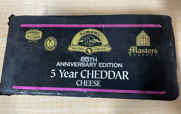 85th Anniversary 5 Year Cheddar - 2 lb. block