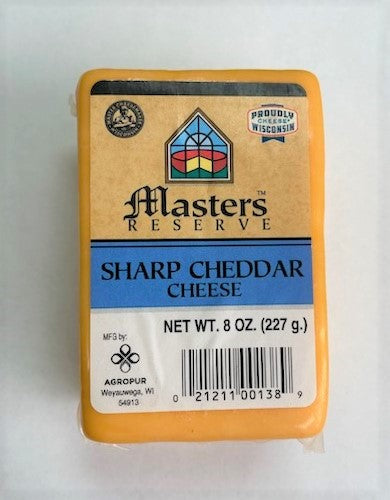 8 oz Masters Reserve® Sharp Cheddar – Simon's Specialty Cheese