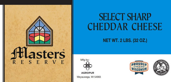 2lb Black Wrapped Select Cheddar