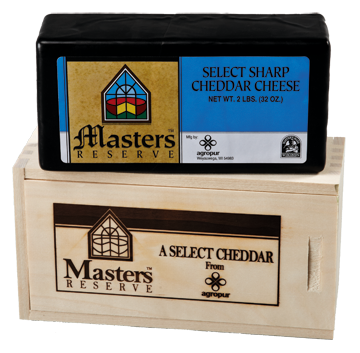 #1 Masters Reserve Sharp Cheddar in Wooden Box