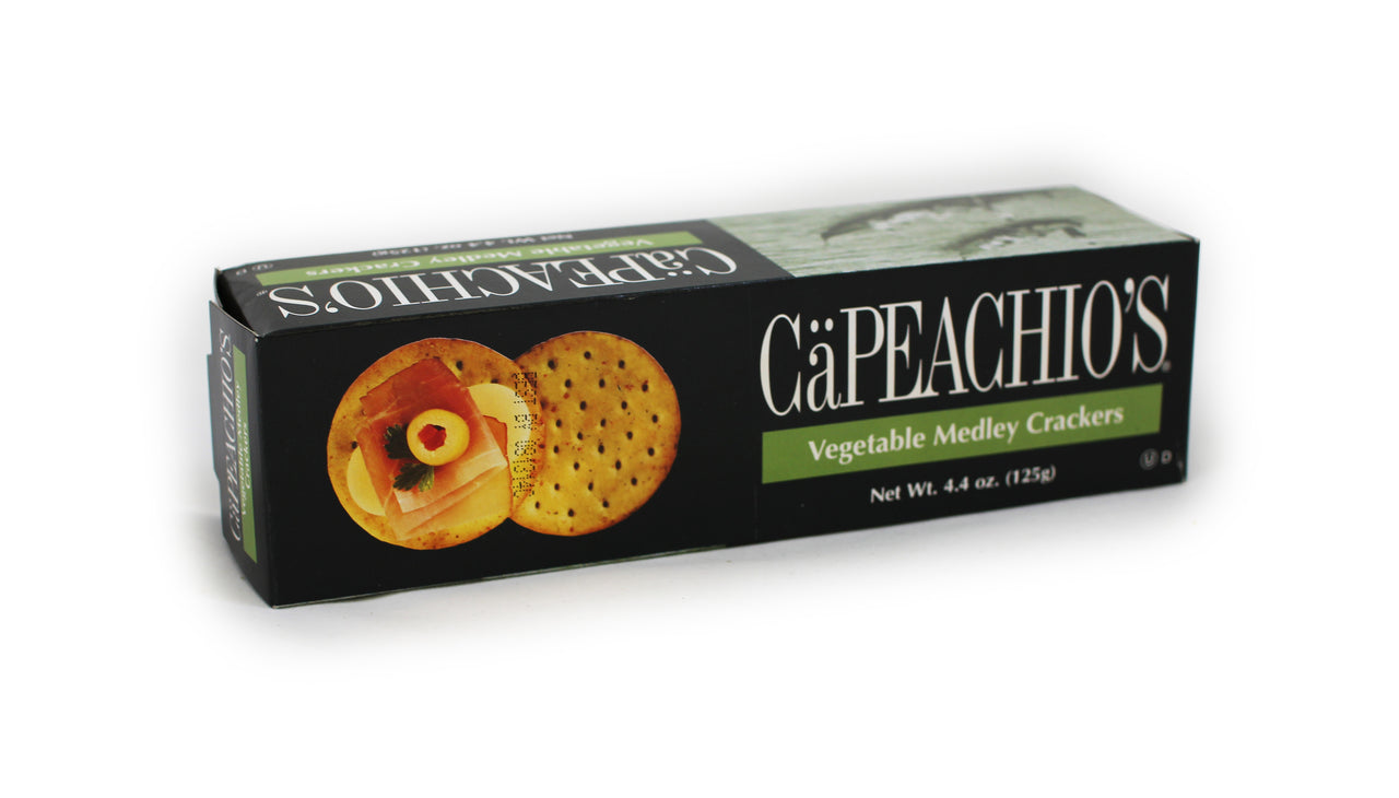 Cäpeachio's Vegetable Medley Crackers