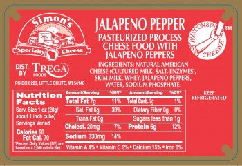 Jalapeno Pepper Cheese (process)